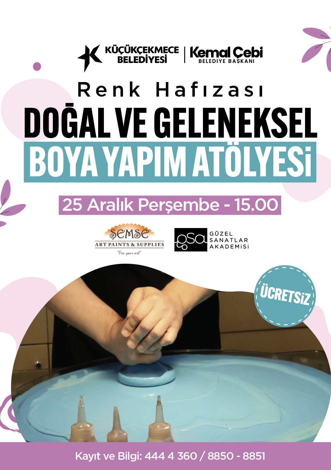 Renk Hafızası: Doğal ve Geleneksel Boya Yapımı Atölyesi